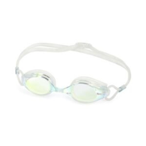 Mirrored Racing Goggles 5121DM - Clear, Green Lens