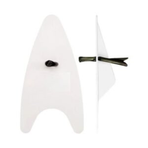Fin-Style Hand Paddles - White
