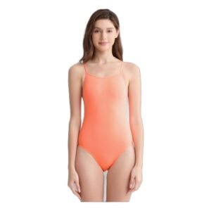 VIVBACK One-Piece Swimsuit - Coral Ombre